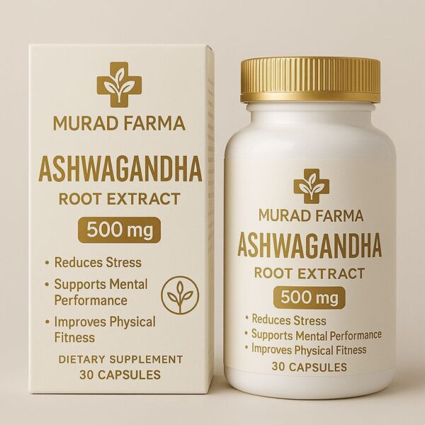 Ashwagandha Root Extract 500 mg – Stress & Vitality Support